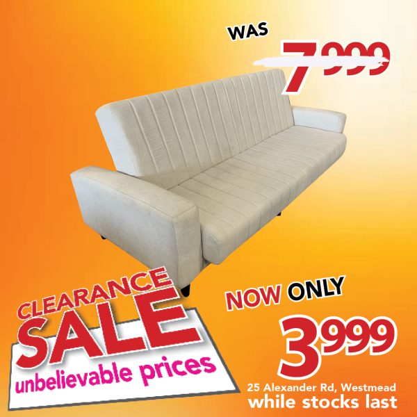 Arizona Sleeper Couch - Cream