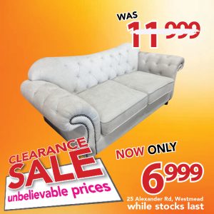 Cleopatra Chaise - Cream