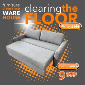 Zinkwazi Sleeper Couch - Grey