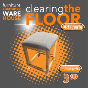 Bar Stool curved seat