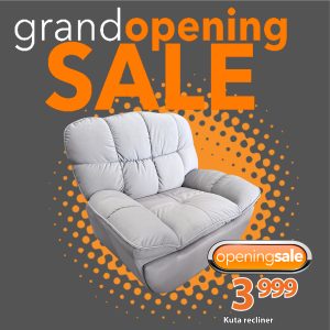 Kuta Recliner - Grey