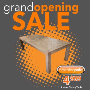 Amber dining table