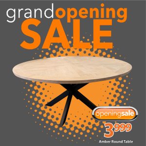 Amber round Dining table