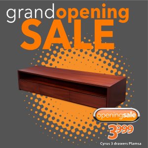 Cyrus 3 Drawer plasma