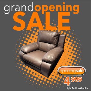 Lyla Full Leather Recliner - Brown